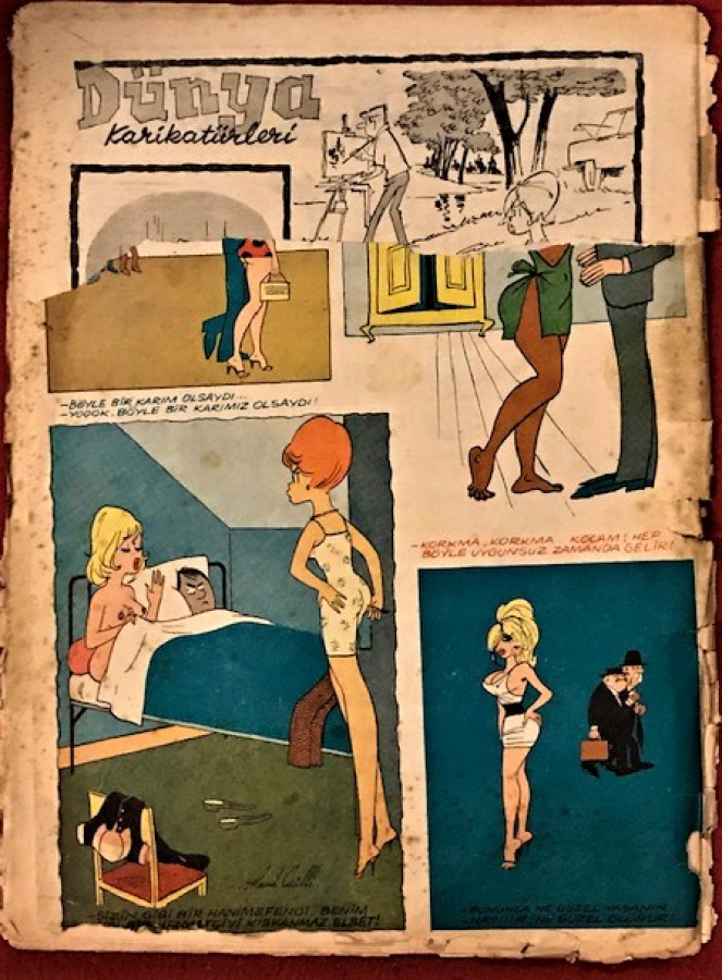 AKBABA SİYASİ MİZAH KARİKATÜR DERGİ 20 TEMMUZ 1966  SAYI 30