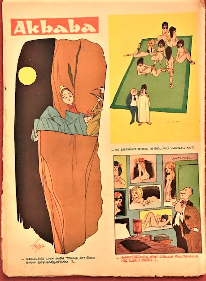 AKBABA SİYASİ MİZAH KARİKATÜR DERGİ 28 ŞUBAT 1968 SAYI 10
