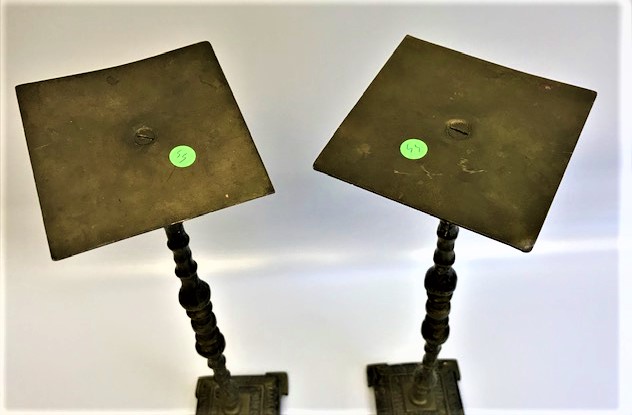 AYAKKABI İÇİN VİTRİN TEŞHİR STANTLARI 2 ADET PİRİNC FARKLI BOYLARDA 1960 LI YILLAR