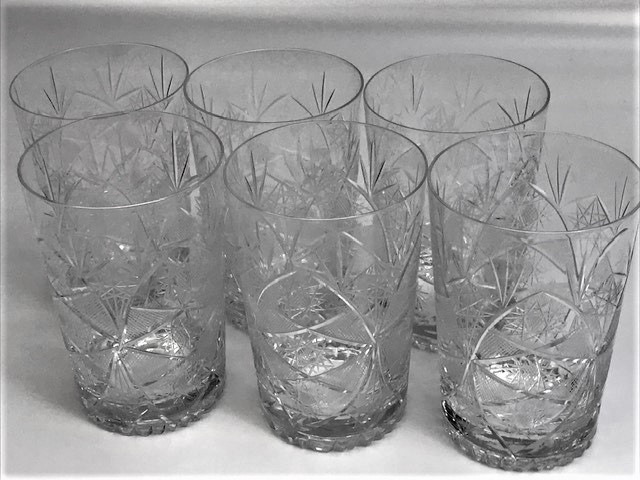 KESME KRISTAL 6 ADET SU BARDAGI TAM TAKIMI 