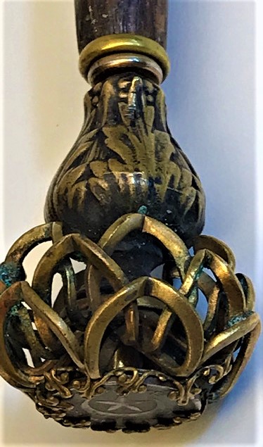 OSMANLI GÜL AGACI BRONZ BAŞ EL YAPIM ASA 