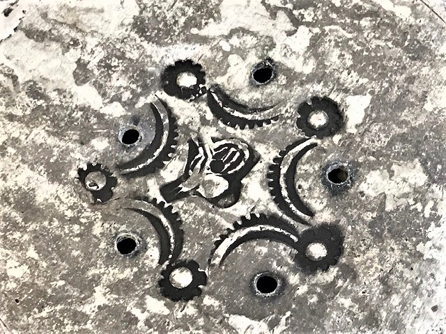 OSMANLI TUGRA DAMGALI EL KALEM İŞCİLİKLİ BAKIR BÜYÜK BOY ZİLLİ HAMAM TASI