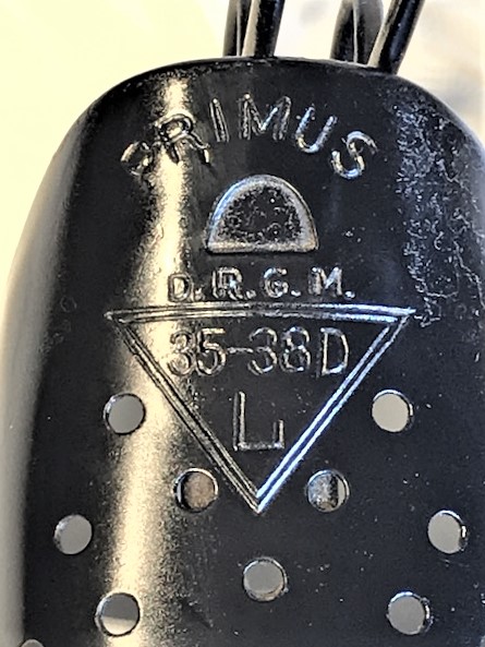 1920 PRIMUS D.R.G.M  ALMAN  SOL SAG MEKANİK AYARLANABİLİR METAL AYAKKABI KALIBI DRGM