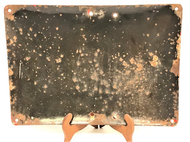 1927 KÜCÜK SARAY MEYDANI CADDESİ İSTANBUL KIRMIZI BEYAZ BOMBELİ EMAYE SOKAK TABELASI iSTANBULUN ENTERESAN SOKAK ADLARINDAN OLAN EMAYE TABELA