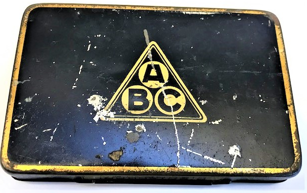 1920 MERCEDES A. BATSCHARI CIGARETTEN TENEKE SIGARA KUTU