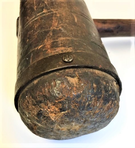 OSMANLI AHŞAP BÜYÜK BOY BAKIRCI ŞEKİL VERME DOVME USTA TOKMAGI 