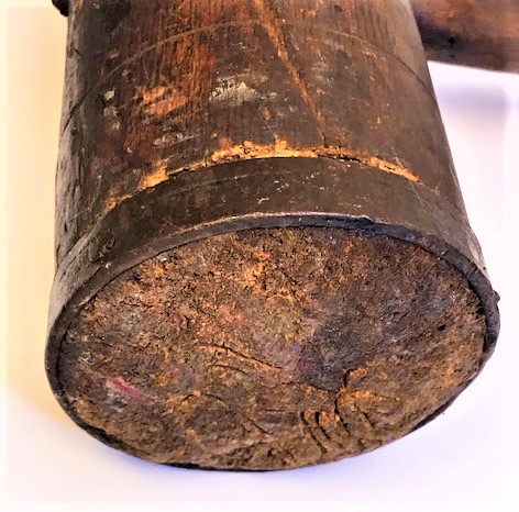 OSMANLI AHŞAP BÜYÜK BOY BAKIRCI ŞEKİL VERME DOVME USTA TOKMAGI 