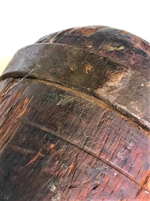 OSMANLI AHŞAP BÜYÜK BOY BAKIRCI ŞEKİL VERME DOVME USTA TOKMAGI 