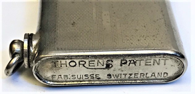 OSMANLI VE İSLAM DUNYASI İÇİN ÜRETİLEN 920 LİGHTER THORENS PATENT FAB SUISSE SWITZERLAND CARKLI TAŞLI BENZİNLİ CAKMAK