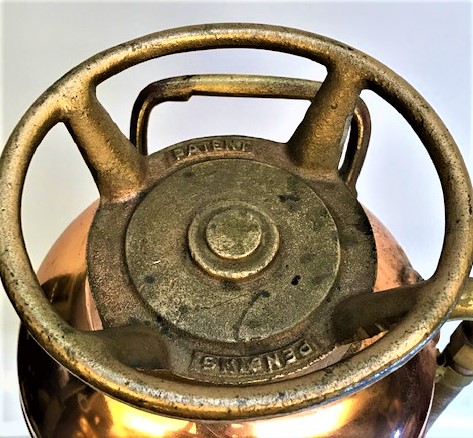 USA 1920 RED STAR MODEL 303 KIRMIZI YILDIZ BAKIR PİRİNC YANGIN  SÖNDÜRME TÜPU AMERİKAN