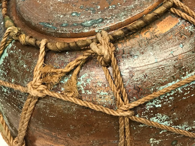 BAKIR KASNAKLI  DERİ GERGİLİ CİFT ZİKİR VE MEVLEVİ MEŞKLERDE AYİNLERDE KULLANILAN  DERİ KÜDÜM