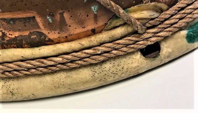 BAKIR KASNAKLI  DERİ GERGİLİ CİFT ZİKİR VE MEVLEVİ MEŞKLERDE AYİNLERDE KULLANILAN  DERİ KÜDÜM