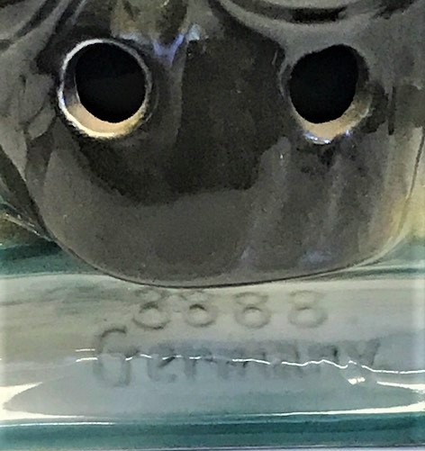 PORSELEN BAYKUŞ FORMUDA İÇERSİNDE ESANS KOKULU BAŞUCU GECE YATAK ODASI LAMBASI GERMANY