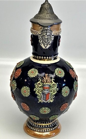 1950 ÜZERİ TAMAMEN EL İŞİ MİNE İŞCİLİKLİ KAPAKLI KRALİYET AİLESİ SERVİS SUNUM SURAHİSİ