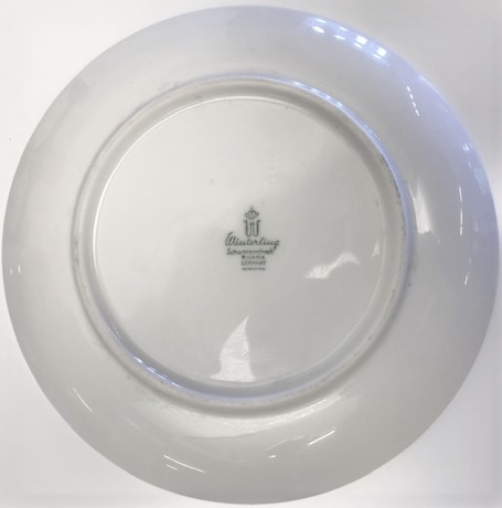 PORSELEN ALMAN BAVARIA CİCEK DESENLİ DUVAR TABAGI