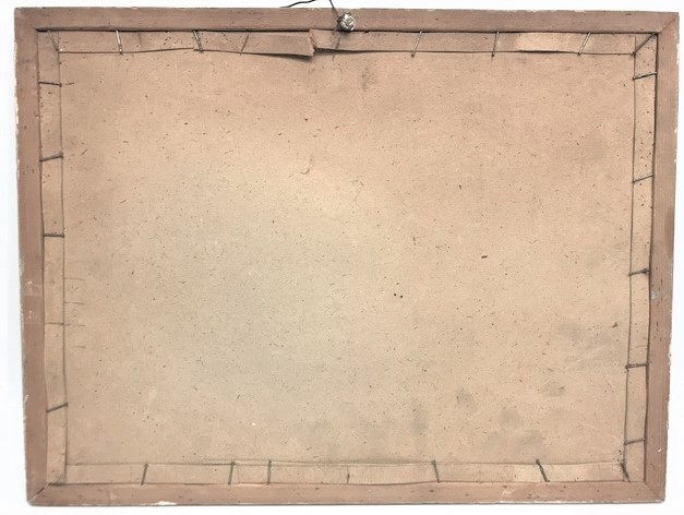 1930 RENKLİ TAŞ BASKI KENDİ ORJİNAL CERCEVESİNDE MEKKEDEN GÖRÜNTÜ 