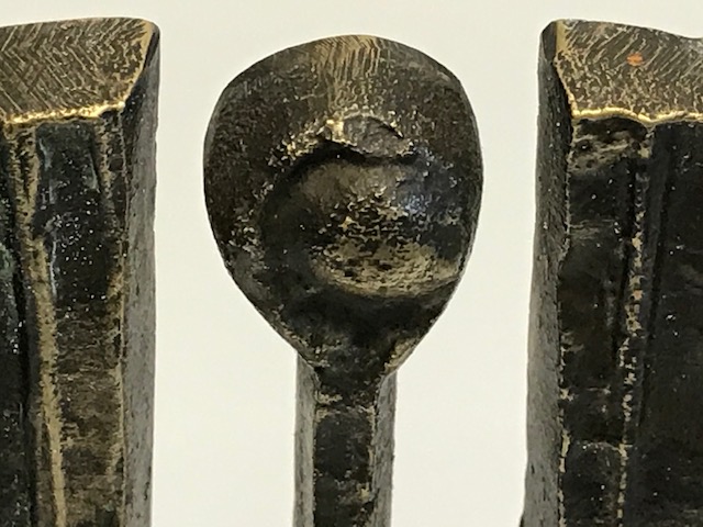 L. MOGAJUS SANATCI İMZALI BRONZ KANATLI MELEK CALIŞMA YÜKSEKLİK 16.5 CM ENİ 14.5 CM 