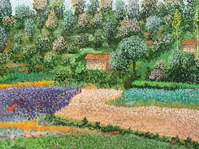 SALİÇ KOCAK  SANATCI İMZALI YAGLI BOYA CERCEVESİNDE  CALIŞMA