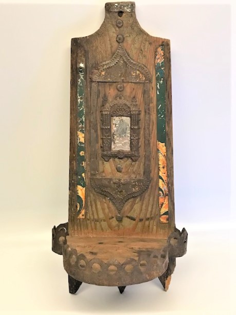 1900 OSMANLI  ANADOLU İŞİ CIRALIK EL YAPIM TENEKE KABARA SUSLEME İŞCİLİKLİ TEREKLİ