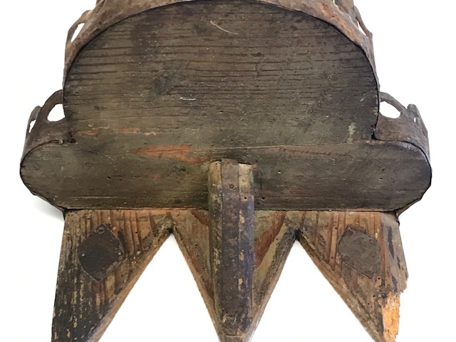 1900 OSMANLI  ANADOLU İŞİ CIRALIK EL YAPIM TENEKE KABARA SUSLEME İŞCİLİKLİ TEREKLİ