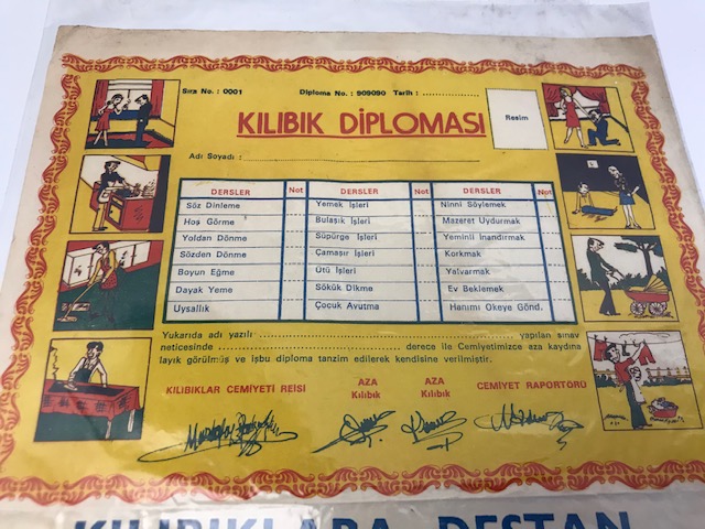 KILIBIKLIK DİPLOMA 60 LI YILLARDA  SOKAKLARDA  GEZDİRİLEREK SATILIRDI KILIBIKLARA DESTAN