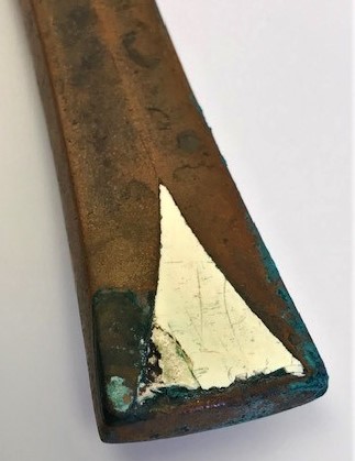 FRANSIZ OSMANLI PAZARI İÇİN YAPILMIŞ MOR BEYAZ MİNELİ PİRİNC MAKYAJ AYNASI 