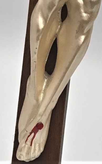 HZ İSA CARMAGA GERİLMİŞ ELLERİ VE AYAKLARINDAN CİVİLENMİŞ HALİ  BÜYÜK BOYDA