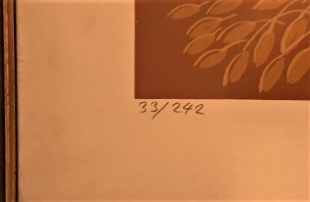 SANATCI İBRAHİM BALABAN İMZALI  ORJİNAL SERİGRAFİ BASKI