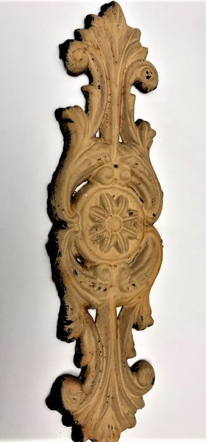 OSMANLI DUKKAN PANJUR KEPENK  ÜZERİ DÖKÜM FOTİFLİ SÜSLER