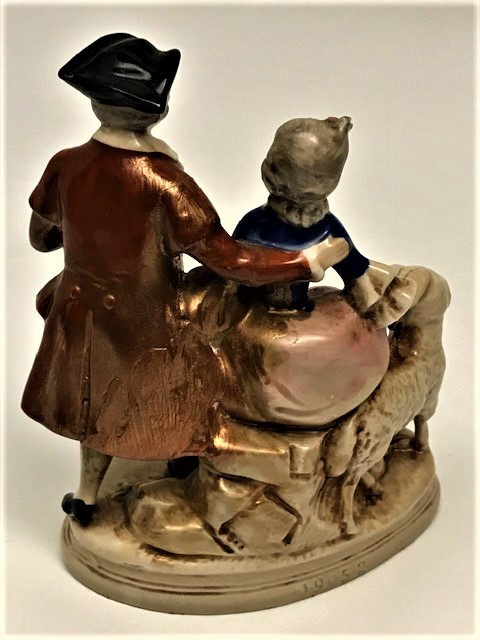 FARANSIZ PRENS VE PRENSEZS MAYZEN DAMGALI PORSELEN BİBLO 14 CM BOYUNDA 