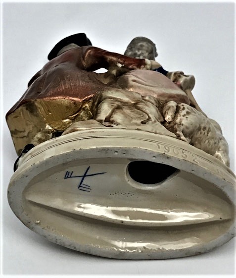 FARANSIZ PRENS VE PRENSEZS MAYZEN DAMGALI PORSELEN BİBLO 14 CM BOYUNDA 