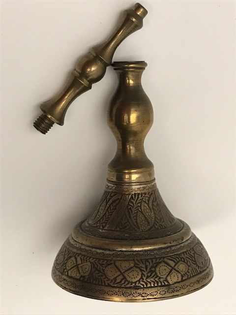 OSMANLI PİRİNC ÜZERİ KALEM İŞİ İKİ PARCADAN OLUŞAN GÜLABDAN