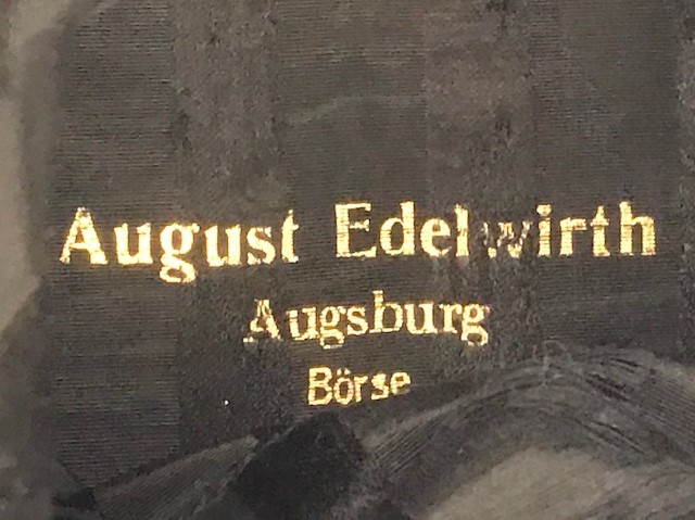 1920 YILLAR ALMAN AUG EDELWİRTH MELON İPEK SİLİNDİR ACILIR KAPANIR ŞAPKA ORJİNAL KUTUSUNDA