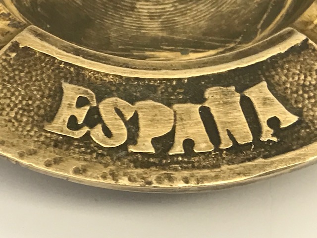 BRONZ İSPANYA ÜZERİ BOGA GÜREŞİ MATADOR ARENE TEMALI KÜL TAPLASI 