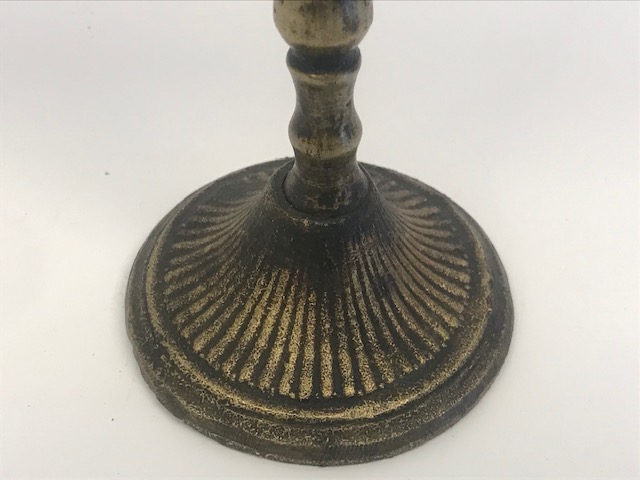 BRONZ OSMANLI ÜÇLÜ ŞAMDAN 15 CM 