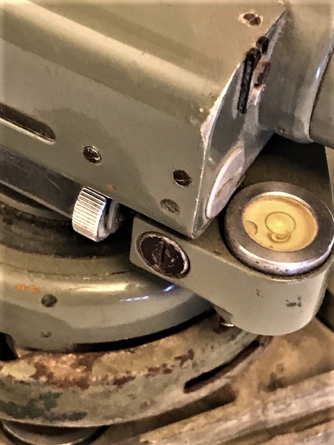 ME OPTA TEODOLIT KUTUSUNDA HARİTA İŞARETLEME BELİRLEME MEKANİK METAL ÖLCÜ ALETİ