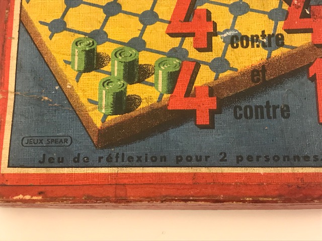 1950 KARTON KUTUSUNDA CONTRE ET CONTRE  JEUX SPEAR JEU DE REFLEXİON POUR 2 PERSONNERS TOYS ZEKA OYUNU