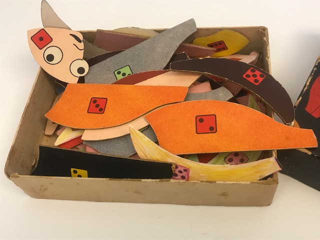 1940 YILLAR LA SOLE KUTUSUNDA TAMAMI KARTON PARCALARDAN OLUŞAN ZEKA OYUNU