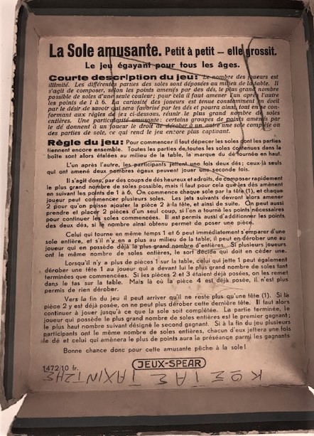 1940 YILLAR LA SOLE KUTUSUNDA TAMAMI KARTON PARCALARDAN OLUŞAN ZEKA OYUNU
