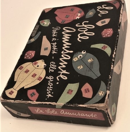 1940 YILLAR LA SOLE KUTUSUNDA TAMAMI KARTON PARCALARDAN OLUŞAN ZEKA OYUNU