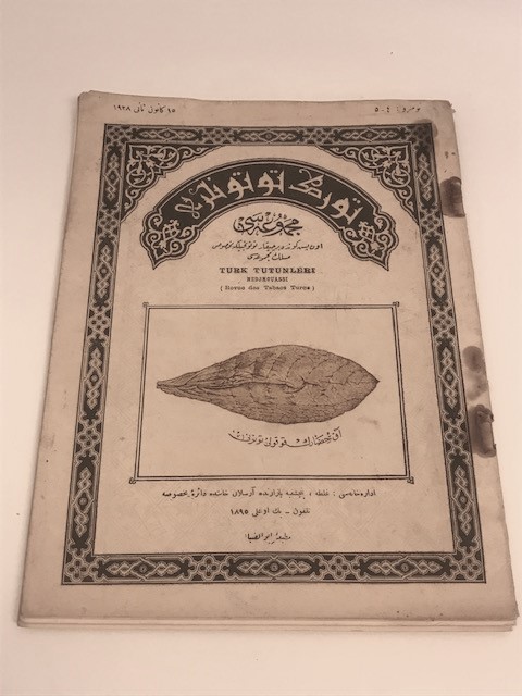 TURK TUTUNLERİ MECMUASI  OSMANLICA BASIM TÜRKİYEDE TÜTÜN HAKKINDA TÜM BİLGİLER ALAN SATAN TUCCARLAR