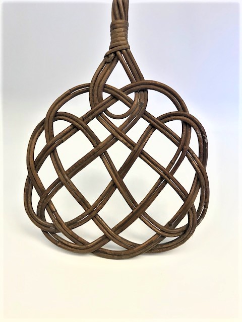 1950 PAT PAT HALI DÖVECEGİ AHŞAP EL YAPIM BAMBUDAN YAPILMA 