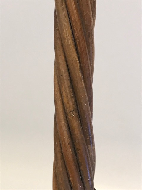 1950 PAT PAT HALI DÖVECEGİ AHŞAP EL YAPIM BAMBUDAN YAPILMA 