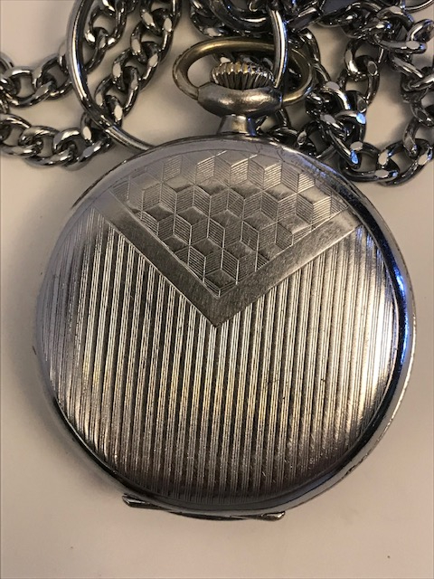 MEKANİK KURMALI AERA FRANSIZ  EMAYE KADRAN CİFT KAPAKLI PİRİNC SARI TAŞLI MAKİNE SORUNSUZ KÖSTEKLİ CEP SAATİ