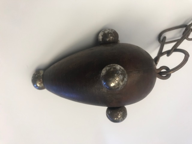 OSMANLI ZİNCİRLİ CİFT GÜRZ CAFERİ TEKKE ZİKİR DE KULLANILAN KAMCI DİNİ OBJE 2 ADET