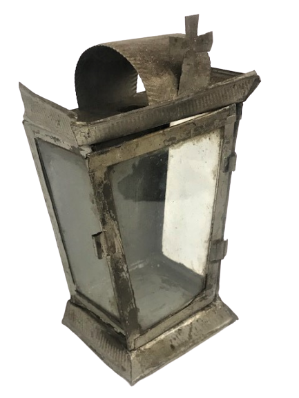 TENEKE CAMLI KAPAKLI KİLİSE  ADAK FENERİ CAM KAPAKLI TENEKE FENER MUM YAKILAN