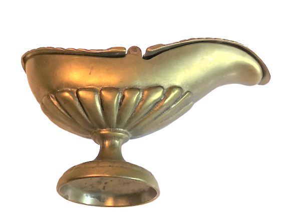 CİFT KAPAKLI AYAKLI ÜZERİ KABARTMA DESENLİ AVRUPA  CİFT ACILIR KAPANIR KAPAKLI PİRİNC BUHURDAN TUSSU KABI