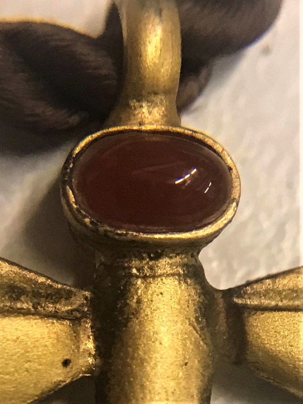 COK ÖZEL SACDAN OSMANLI AKIK TAŞLI GÜMÜŞ ÜZERİNE ALTIN VERMEY YUSUFCUK KOLYE 