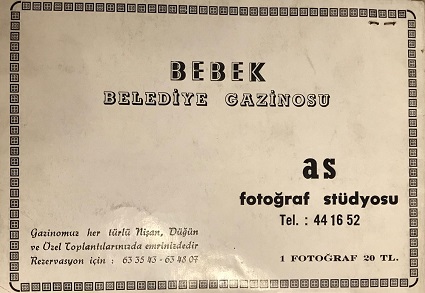 ZEKİ MÜREN FOTOGRAFLI BEBEK BELEDİYE GAZİNOSU FATOGRAF KARTI KAPAKLI RESİM 