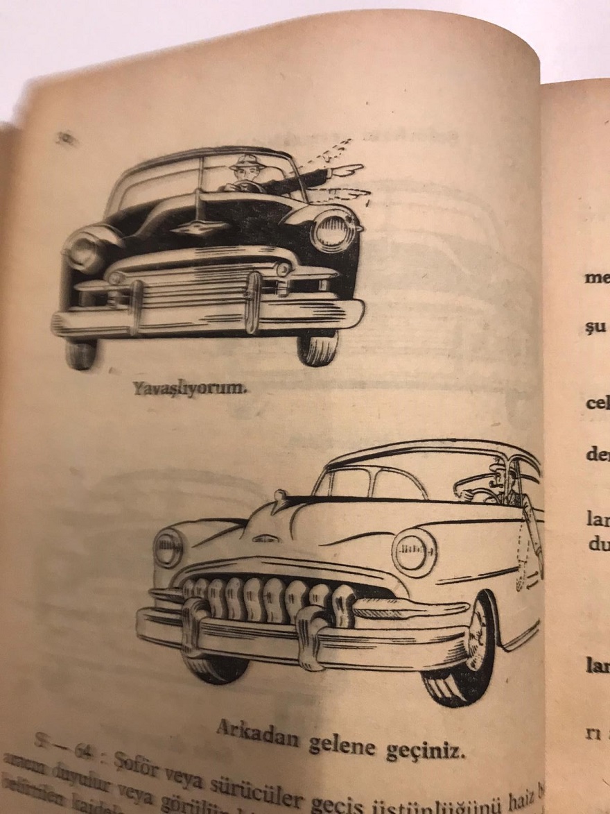 1969 TRAFİK MOTOR ŞÖFÖR İMTAHANINDA SORULAN  SORU VE CEVAPLAR TRAFİK İMTİHAN KİTABI